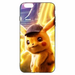 Чехол для iPhone 6 Plus/6S Plus Pikachu Detective Neon - PrintSalon