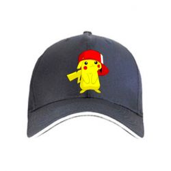 Кепка Pikachu in a cap - PrintSalon