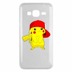 Чехол для Samsung J3 2016 Pikachu in a cap - PrintSalon