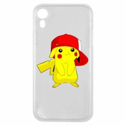 Чехол для iPhone XR Pikachu in a cap - PrintSalon