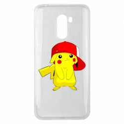 Чехол для Xiaomi Pocophone F1 Pikachu in a cap - PrintSalon