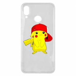 Чехол для Huawei P Smart Plus 2018 Pikachu in a cap - PrintSalon
