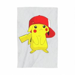 Полотенце с принтом Pikachu in a cap - PrintSalon