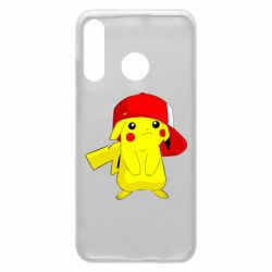 Чехол для Huawei P30 Lite Pikachu in a cap - PrintSalon