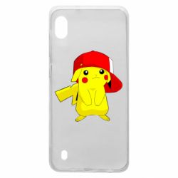 Чехол для Samsung A10 Pikachu in a cap