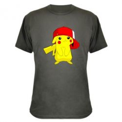 Камуфляжная футболка Pikachu in a cap - PrintSalon