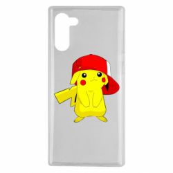 Чехол для Samsung Note 10 Pikachu in a cap - PrintSalon