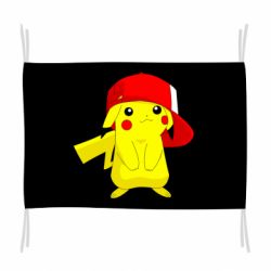 Флаг Pikachu in a cap - PrintSalon