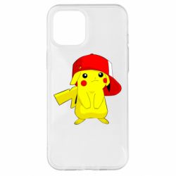 Чехол для iPhone 12 Pro Max Pikachu in a cap - PrintSalon