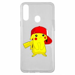 Чехол для Samsung A20s Pikachu in a cap-PrintSalon Чехол для Samsung A20s Pikachu in a cap