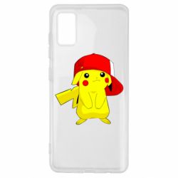 Чехол для Samsung A41 Pikachu in a cap - PrintSalon