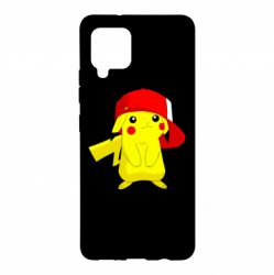 Чехол для Samsung A42 5G Pikachu in a cap - PrintSalon