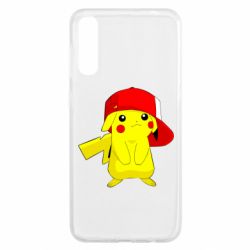 Чехол для Samsung A50 Pikachu in a cap - PrintSalon