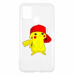 Чехол для Samsung M31 Pikachu in a cap - PrintSalon