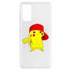 Чехол для Samsung S20 FE Pikachu in a cap - PrintSalon