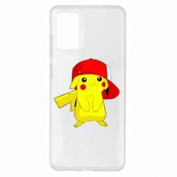 Чехол для Samsung S20+ Pikachu in a cap - PrintSalon