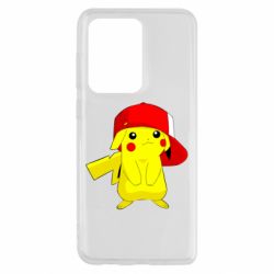 Чехол для Samsung S20 Ultra Pikachu in a cap - PrintSalon