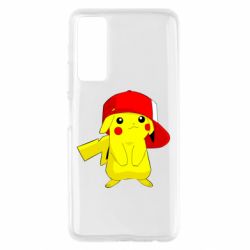 Чехол для Huawei P Smart 2021 Pikachu in a cap - PrintSalon
