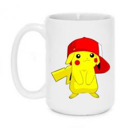 Чашка 420ml Pikachu in a cap - PrintSalon