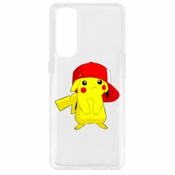 Чехол для Oppo Reno 4 Pro Pikachu in a cap - PrintSalon