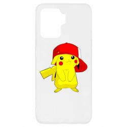 Чехол для Oppo Reno 5 Lite Pikachu in a cap - PrintSalon