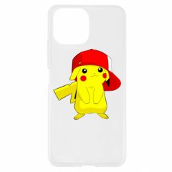 Чехол для Xiaomi Mi11 Lite Pikachu in a cap - PrintSalon