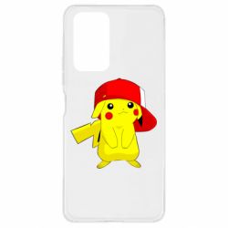 Чехол для Xiaomi Redmi Note 10 Pro Pikachu in a cap - PrintSalon