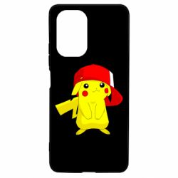 Чехол для Xiaomi Poco F3/K40 Pikachu in a cap - PrintSalon