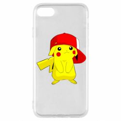 Чехол для iPhone SE 2022 Pikachu in a cap - PrintSalon