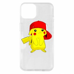 Чехол для iPhone 14 Pikachu in a cap