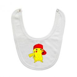 Слюнявчик  Pikachu in a cap - PrintSalon