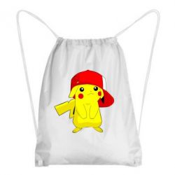 Рюкзак-мешок Pikachu in a cap - PrintSalon