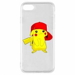 Чехол для iPhone 7 Pikachu in a cap - PrintSalon