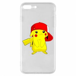 Чехол для iPhone 7 Plus Pikachu in a cap - PrintSalon