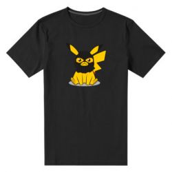 Чоловіча преміум футболка Pikachu in balaclava - PrintSalon