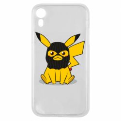 Чохол для iPhone XR Pikachu in balaclava - PrintSalon