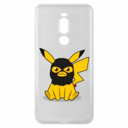 Чохол для Meizu Note 8 Pikachu in balaclava - PrintSalon