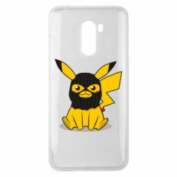 Чохол для Xiaomi Pocophone F1 Pikachu in balaclava - PrintSalon