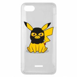 Чохол для Xiaomi Redmi 6A Pikachu in balaclava - PrintSalon