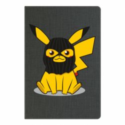 Блокнот з принтом Pikachu in balaclava - PrintSalon