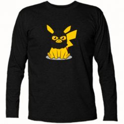 Футболка з довгим рукавом Pikachu in balaclava - PrintSalon