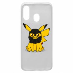 Чохол для Samsung A40 Pikachu in balaclava - PrintSalon