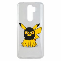 Чохол для Xiaomi Redmi Note 8 Pro Pikachu in balaclava - PrintSalon