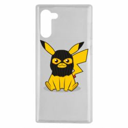 Чохол для Samsung Note 10 Pikachu in balaclava - PrintSalon