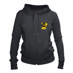 Жіноче худі на блискавці Pikachu in balaclava