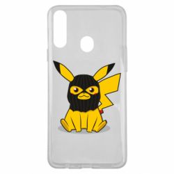 Чохол для Samsung A20s Pikachu in balaclava - PrintSalon