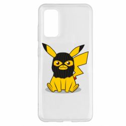 Чохол для Samsung S20 Pikachu in balaclava - PrintSalon