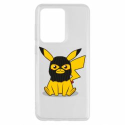Чохол для Samsung S20 Ultra Pikachu in balaclava - PrintSalon
