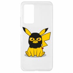 Чохол для Xiaomi Mi 10T / 10T Pro Pikachu in balaclava - PrintSalon