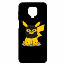 Чохол для Xiaomi Redmi Note 9S / 9Pro / 9Pro Max Pikachu in balaclava - PrintSalon